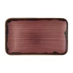 Dudson Harvest Plum Organic Rectangular Plate 10.6X6.3 inch Box 12