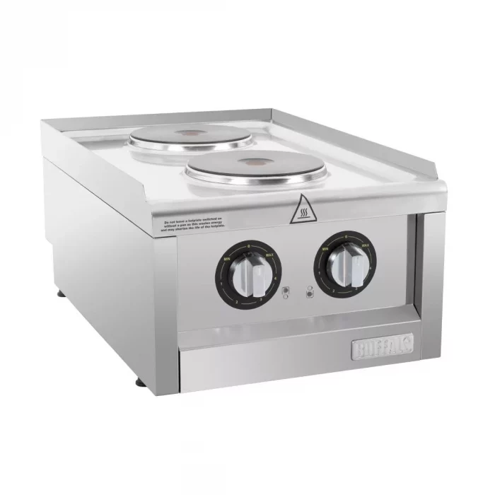 Buffalo 600 Series 2 Ring Electric Hob - Image 1