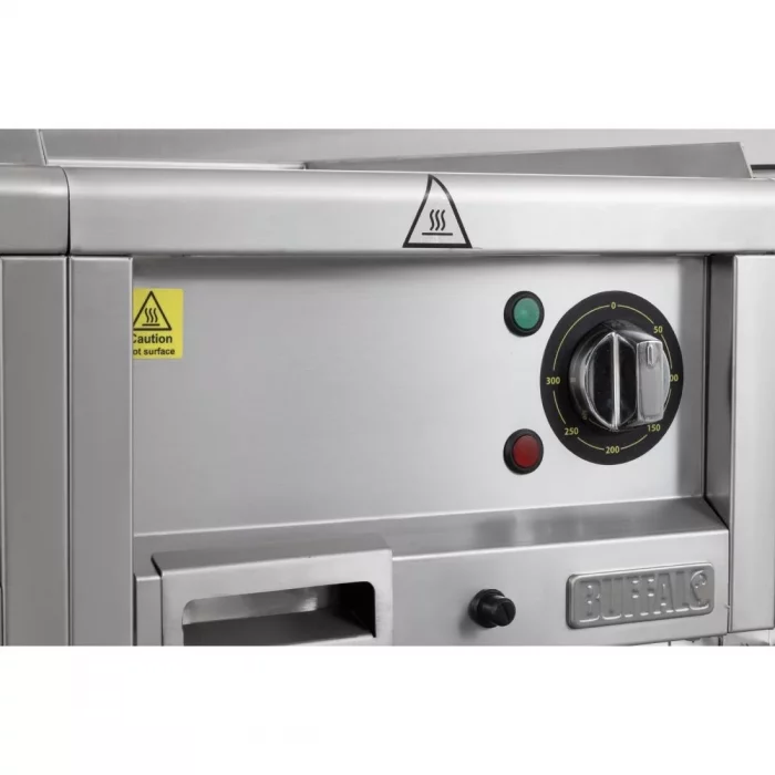 Buffalo 600 Series Ribbed Electric Griddle 400mm - Image 5