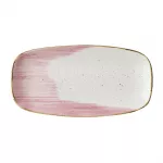Churchill Stonecast Accents Petal Pink Chefs Oblong Plate 287 x 152mm (Pack of 12)