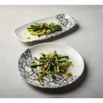 Churchill Kintsugi Accents Quartz Black Chefs Oblong Plate 298 x 152mm (Pack of 12) - Image 4