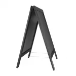 Olympia Pavement Board Black Wooden Frame 700x1200mm - Image 2