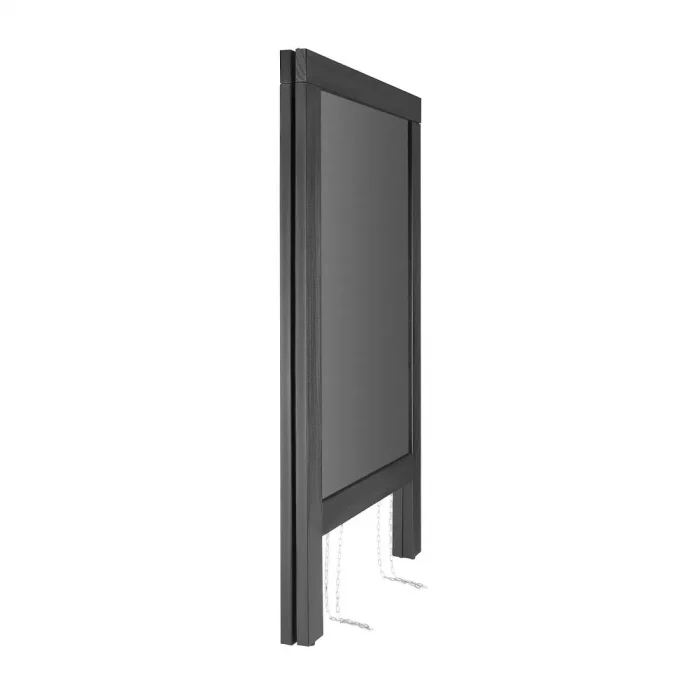 Olympia Pavement Board Black Wooden Frame 700x1200mm - Image 3