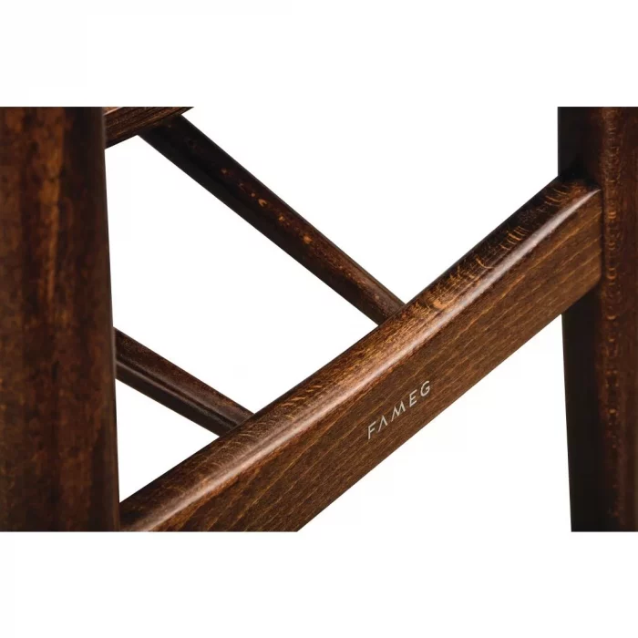 Fameg Walnut Cowhorn Side Chair (Pack of 2) - Image 3