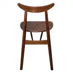 Fameg Walnut Cowhorn Side Chair (Pack of 2) - Image 4