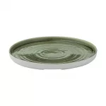 Churchill Stonecast Patina Walled Plates Green 260mm (Pack of 6) - Image 3