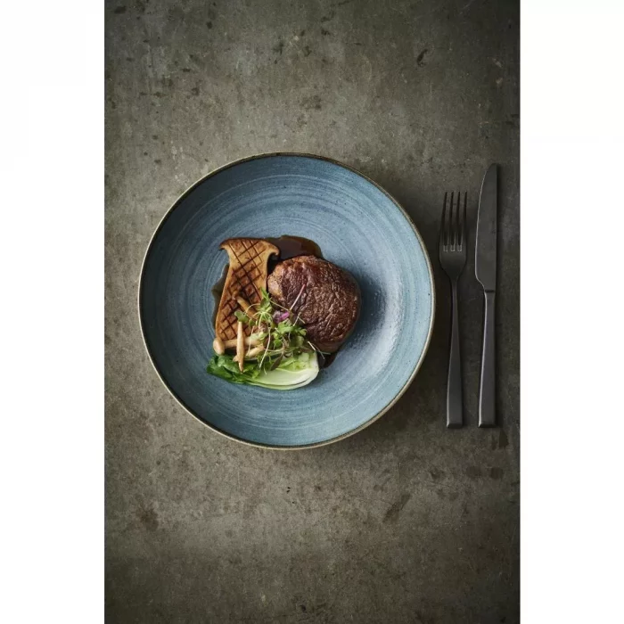 Churchill Stonecast Raw Evolve Coupe Plates Teal 220mm (Pack of 12) - Image 2