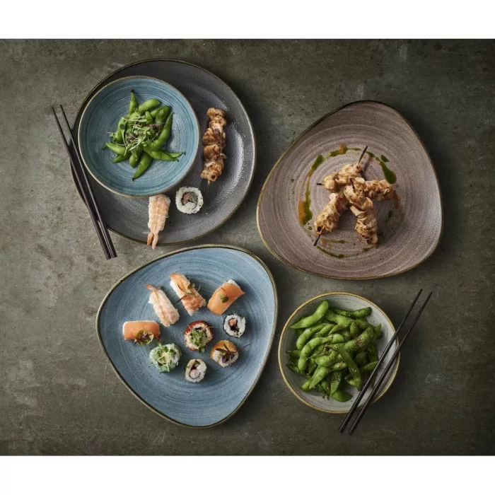 Churchill Stonecast Raw Coupe Bowls Teal 184mm (Pack of 12) - Image 3