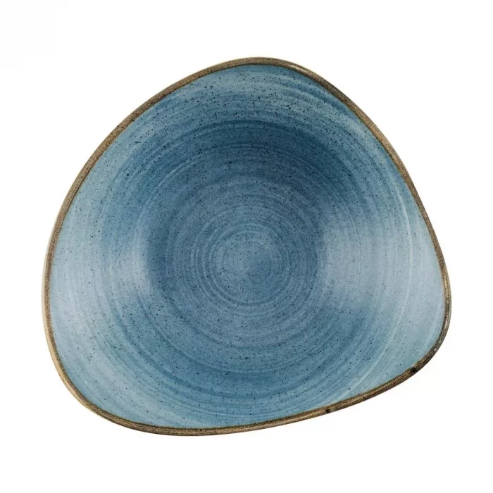 Churchill Stonecast Raw Lotus Bowls Teal 228mm (Pack of 12) - Image 1