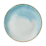 Churchill Homespun Accents Aquamarine Evolve Coupe Plates 260mm (Pack of 12)