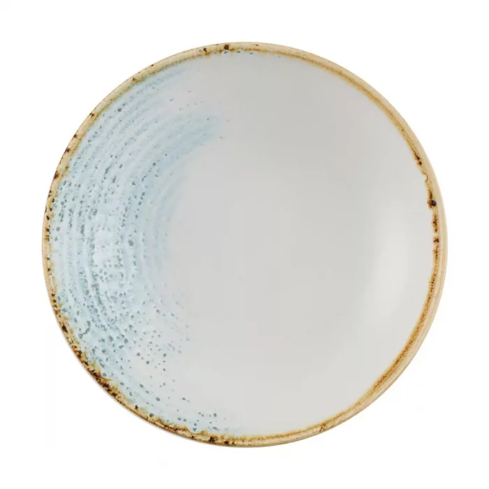 Churchill Homespun Accents Aquamarine Coupe Bowls 184mm (Pack of 12) - Image 2