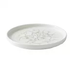Churchill Studio Prints Kintsugi Agate Walled Plates Grey 220mm (Pack of 6) - Image 2