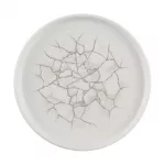 Churchill Studio Prints Kintsugi Agate Walled Plates Grey 220mm (Pack of 6)