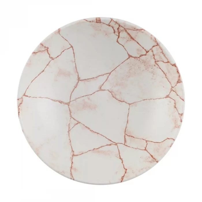 Churchill Studio Prints Kintsugi Evolve Coupe Bowls Coral 184mm (Pack of 12) - Image 2