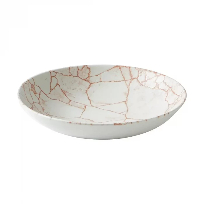 Churchill Studio Prints Kintsugi Evolve Coupe Bowls Coral 248mm (Pack of 12) - Image 1