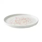 Churchill Studio Prints Kintsugi Walled Plates Coral 260mm (Pack of 6) - Image 2