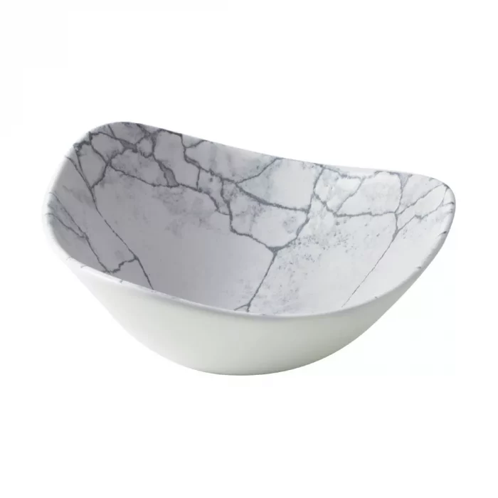 Churchill Studio Prints Kintsugi Pearl Grey Lotus Bowls 178mm (Pack of 12) - Image 1