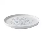 Churchill Studio Prints Kintsugi Pearl Walled Plates Grey 260mm (Pack of 6) - Image 2