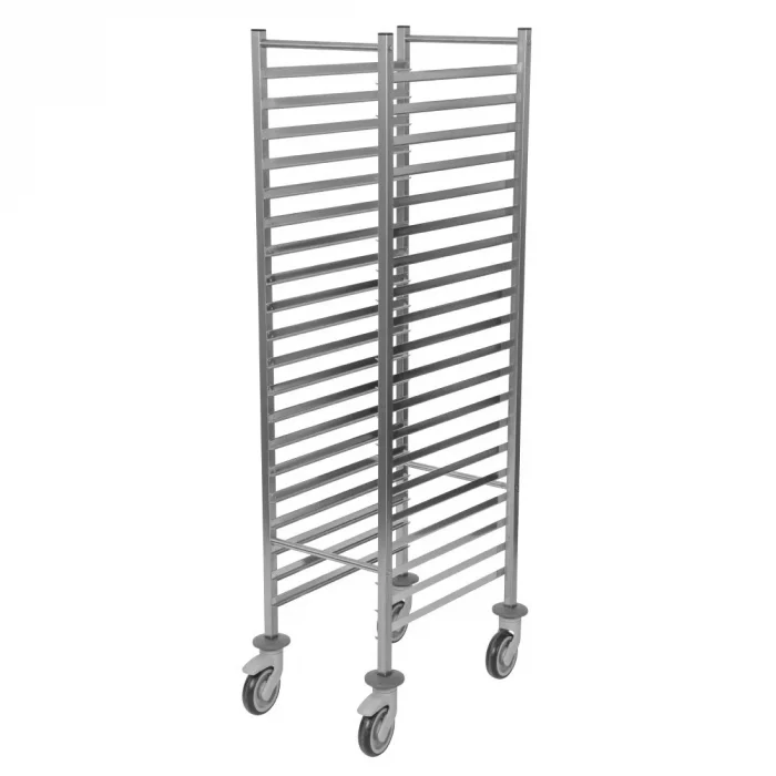 Matfer Bourgeat 20 Level Gastronorm Flat Pack Racking Trolley 1/1GN - Image 3