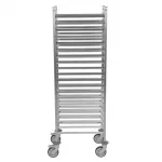 Matfer Bourgeat 20 Level Gastronorm Flat Pack Racking Trolley 1/1GN - Image 4