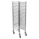 Matfer Bourgeat 20 Level Gastronorm Flat Pack Racking Trolley 1/1GN