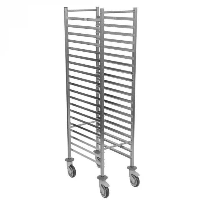 Matfer Bourgeat 20 Level Gastronorm Flat Pack Racking Trolley 1/1GN - Image 1