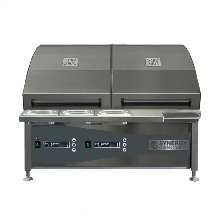 Synergy Grill Electric Chargrill Oven with Twin Lids CGO900DUALE - Image 1