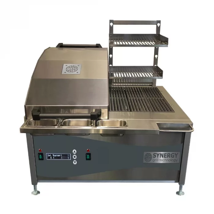 Synergy Grill Electric Chargrill Oven with Single Lid CGO900DUALE - Image 1