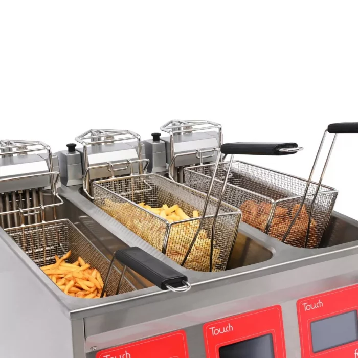 FriFri Touch 633 Electric Free Standing Triple Tank Filtration Fryer TL633M31G0 - Image 3