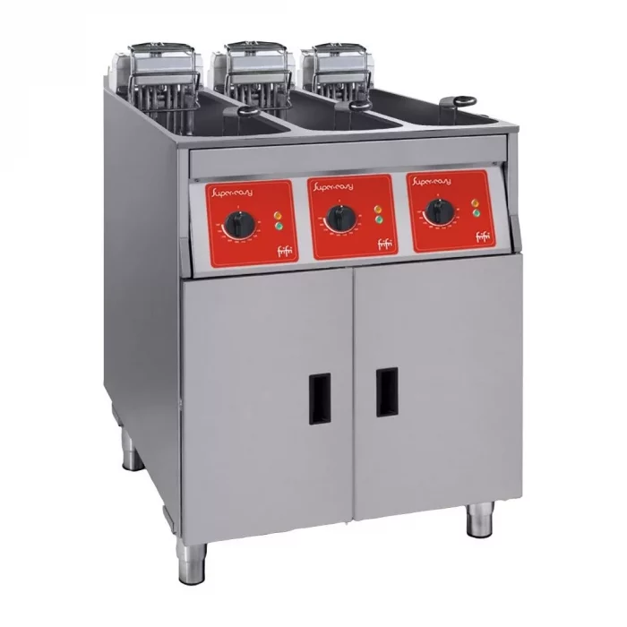 FriFri Super Easy 633 Electric Free Standing Triple Tank Fryer SL633L31N0 - Image 1