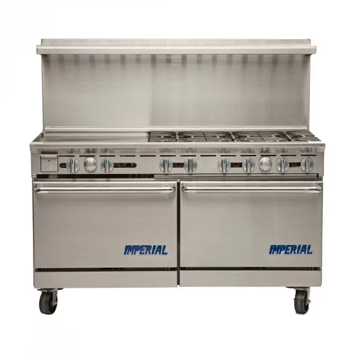 Imperial 6 Burner Oven Range with Griddle LPG IR-6-G24 - Image 1
