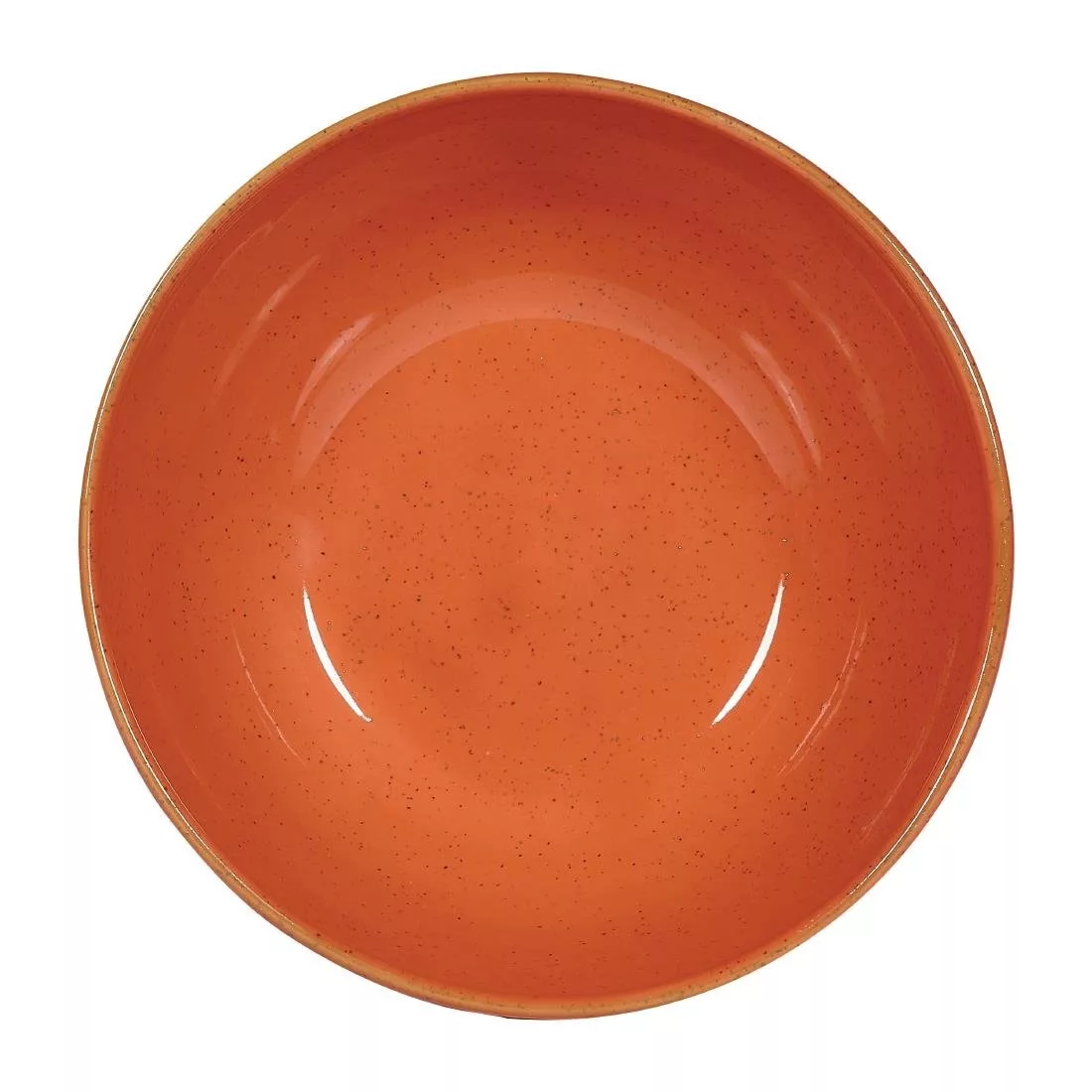 cy942_crockery1.jpg Churchill Stonecast Noodle Bowls Orange 37.8oz 183mm (Pack of 6) - Image 1