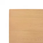 Bolero Pre-drilled Rectangular Table Top Natural Ash Veneer 1100 x 700mm - Image 3