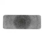 Churchill Raku Rectangular Tiles Quartz Black 140 x 376mm (Pack of 4)