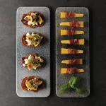 Churchill Raku Rectangular Tiles Topaz Blue 140 x 376mm (Pack of 4) - Image 3
