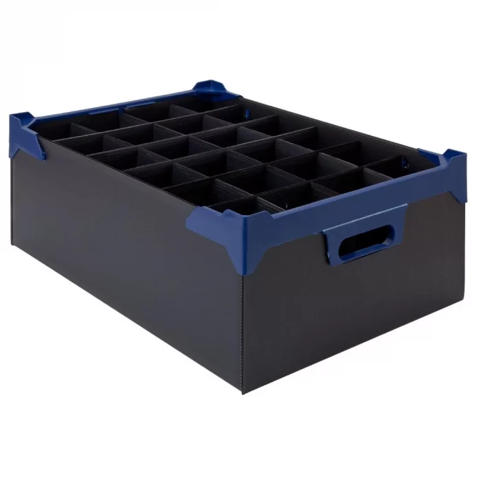 Beaumont Hi Ball Glass Carry Box 500x345x165mm (Pack of 5) - Image 1