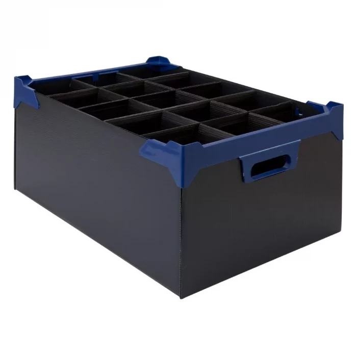 Beaumont Pint Glass Carry Box 500x345x200mm (Pack of 5) - Image 1
