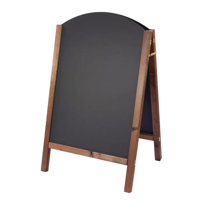 Beaumont Curved Top A-Board Oak 800x515 - Image 1