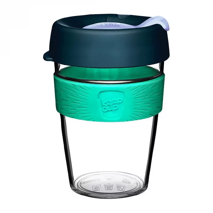KeepCups Clear Reusable Cups Eventide 12oz - Image 1