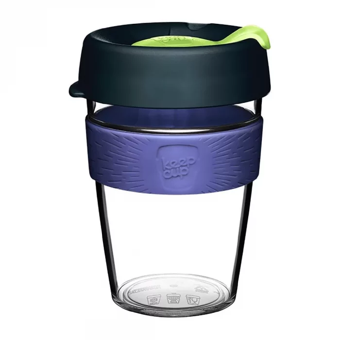 KeepCups Clear Reusable Cups Deep 12oz - Image 1