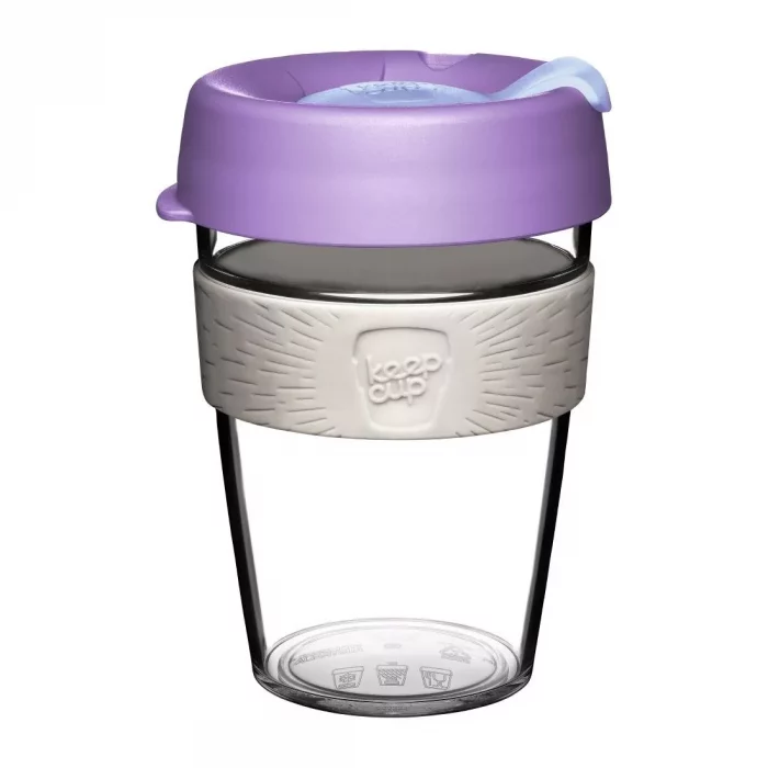 KeepCups Clear Reusable Cups Moonshine 12oz - Image 1