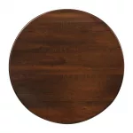 Round Laminate Table Top Walnut 600mm