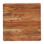 Square Laminate Table Top Planked Oak 600mm