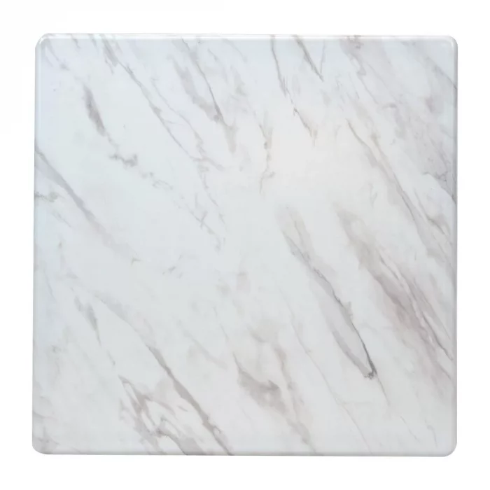 Square Laminate Table Top Marble 700mm - Image 1