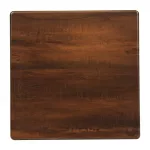 Square Laminate Table Top Walnut 700mm