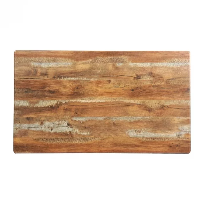 Rectangular Laminate Table Top Planked Oak 1200x700mm - Image 1