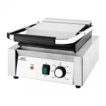 Nisbets Essentials Single Cast Iron Plate Contact Grill (Ribbed/Flat) - 1.8kW - Image 7