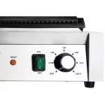 Nisbets Essentials Single Cast Iron Plate Contact Grill (Ribbed/Flat) - 1.8kW - Image 10