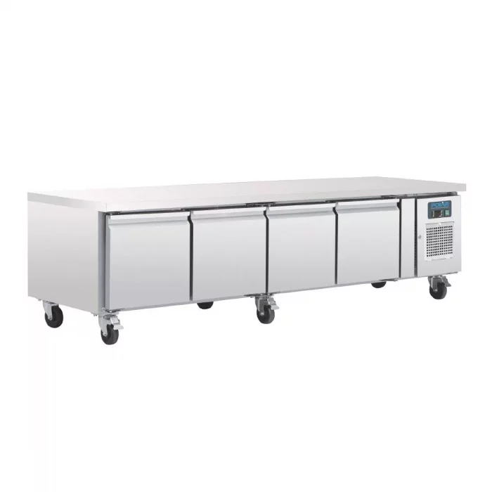 Polar U-Series Four Door Chef Base Counter Fridge - Image 1