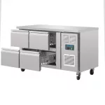 Polar U-Series Four Drawer Gastronorm Counter Fridge - Image 4
